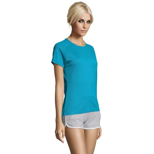 Sportydames t-shirt 140g Sporty women aqua