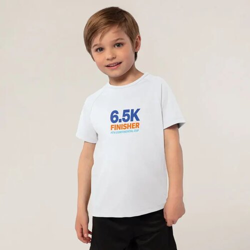 Sporty kinder t-shirt 140g Sporty kids wit
