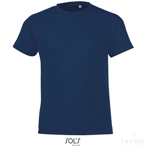 Regent f kind t-shirt 150g Regent fit kids franse marine
