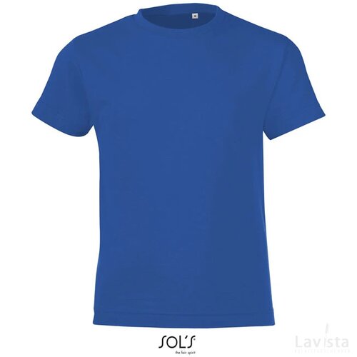 Regent f kind t-shirt 150g Regent fit kids koningsblauw