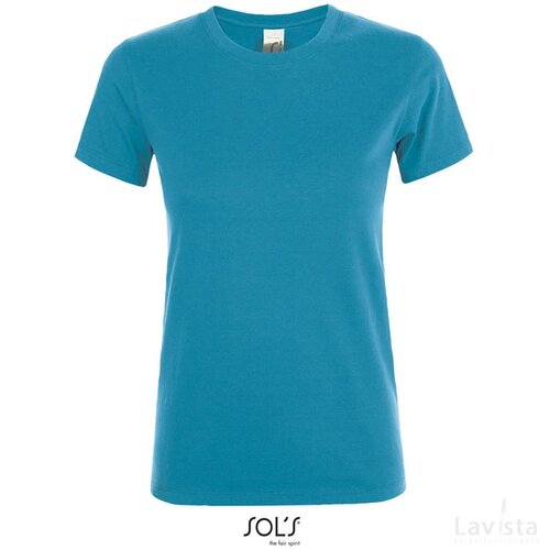Regent dames t-shirt 150g Regent women aqua