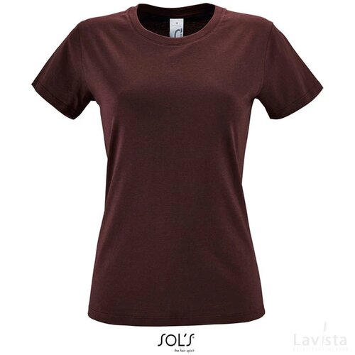Regent dames t-shirt 150g Regent women burgundy