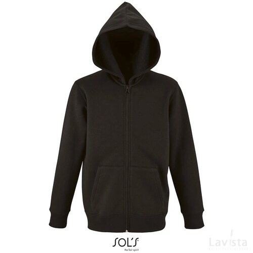 Stone kinder hoodie 260g Stone kids zwart