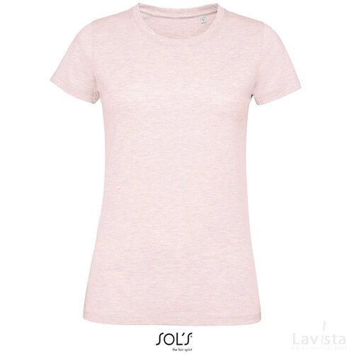 Regent f dames t-shirt 150g Regent fit women heather pink