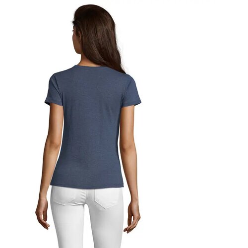 Regent f dames t-shirt 150g Regent fit women heather denim