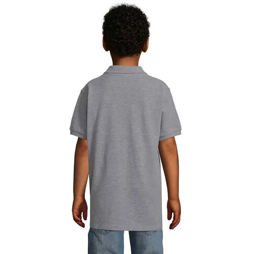 Perfect kinder polo 180g Perfect kids grey melange
