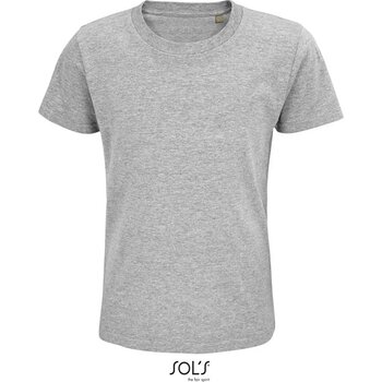 Pioneer kind t-shirt 175g Pioneer kids grijs melange