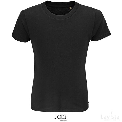 Crusader kind t-shirt 150g Crusader kids deep black