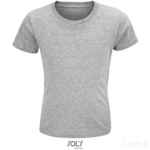 Crusader kind t-shirt 150g Crusader kids grijs melange