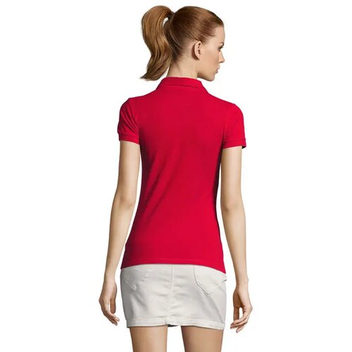 Passion dames polo 170g Passion rood