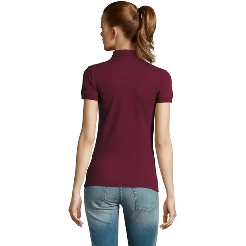 Passion dames polo 170g Passion burgundy