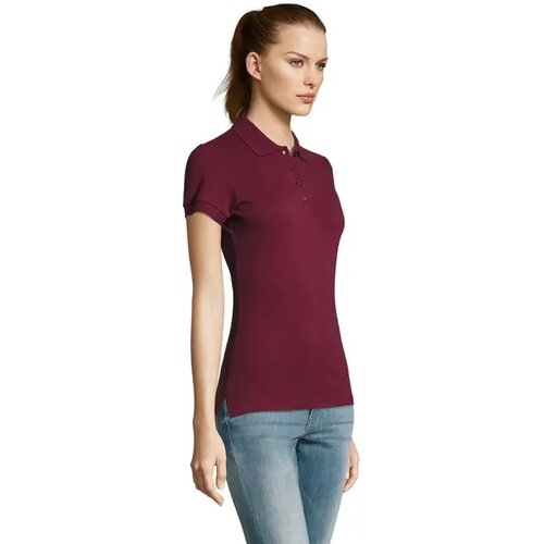 Passion dames polo 170g Passion burgundy