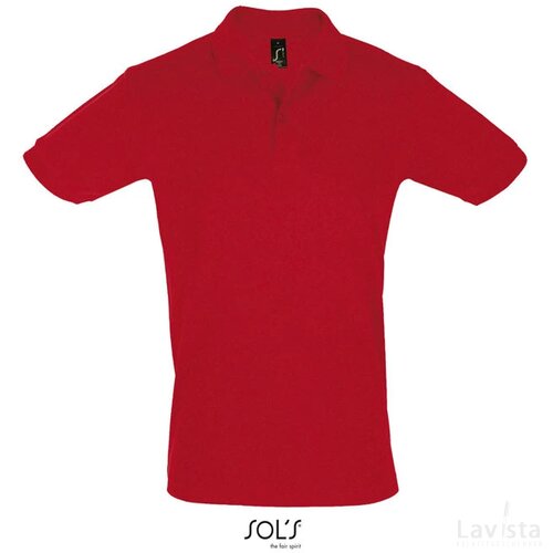 Perfect heren polo 180g Perfect men rood