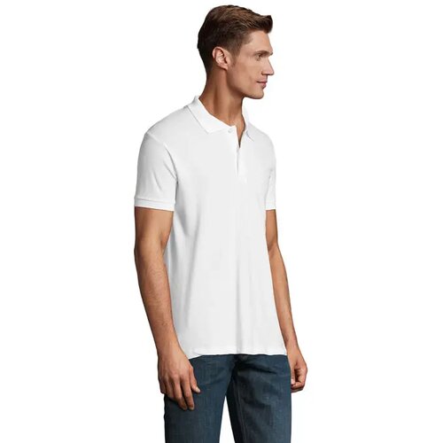 Perfect heren polo 180g Perfect men wit