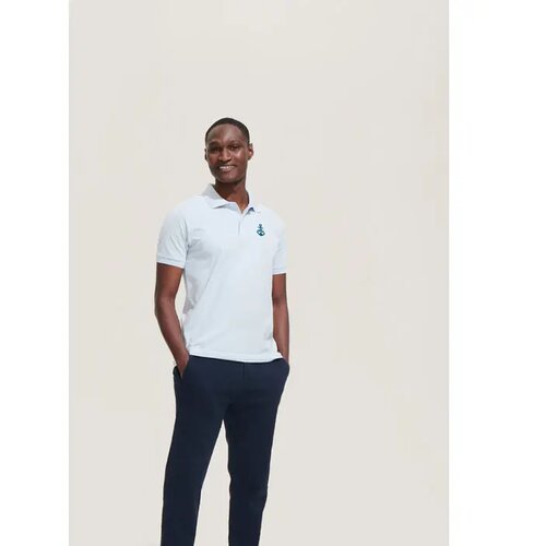 Perfect heren polo 180g Perfect men wit