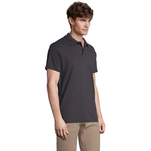 Spring ii heren polo210g Spring ii muisgrijs