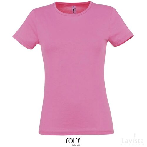 Miss dames t-shirt 150g Miss orchid pink