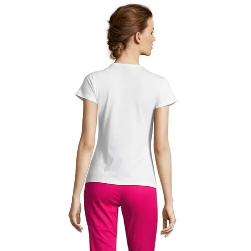 Miss dames t-shirt 150g Miss wit