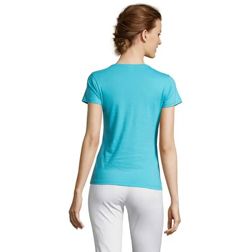 Miss dames t-shirt 150g Miss atoll blauw