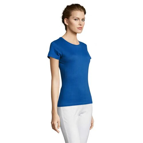 Miss dames t-shirt 150g Miss koningsblauw