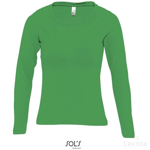 Majestic dames t-shirt 150g Majestic helder groen
