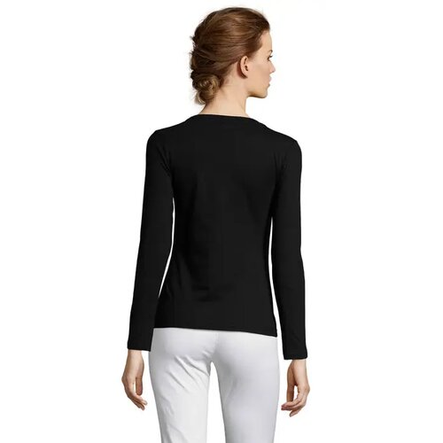 Majestic dames t-shirt 150g Majestic deep black