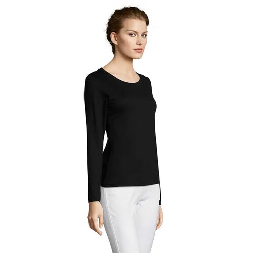 Majestic dames t-shirt 150g Majestic deep black
