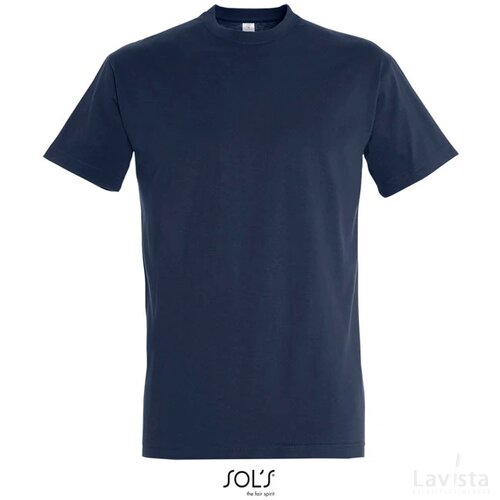 Imperial heren t-shirt 190g Imperial franse marine