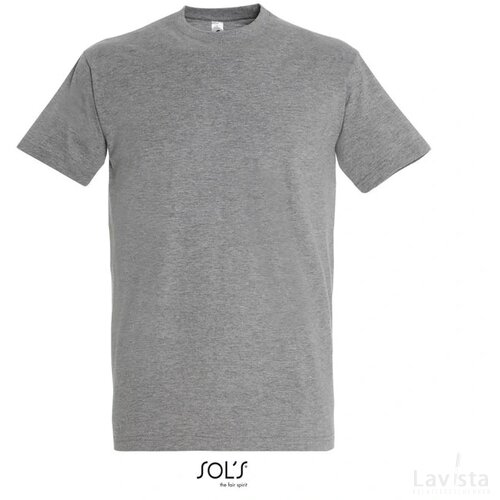 Imperial heren t-shirt 190g Imperial grijs melange