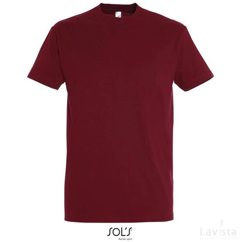 Imperial heren t-shirt 190g Imperial chili