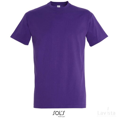 Imperial heren t-shirt 190g Imperial dark purple