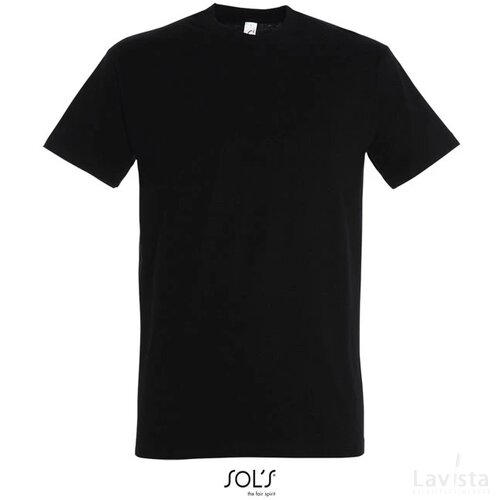 Imperial heren t-shirt 190g Imperial deep black