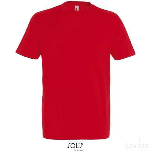 Imperial heren t-shirt 190g Imperial rood