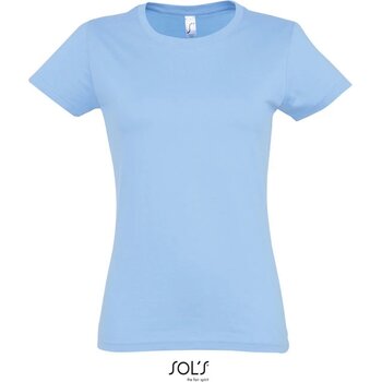 Imperial dames t-shirt 190g Imperial women hemels blauw