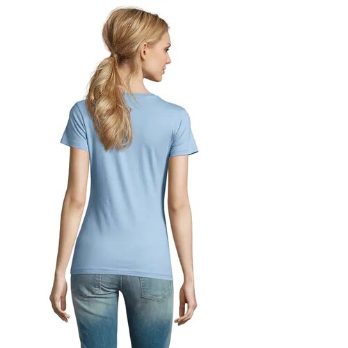 Imperial dames t-shirt 190g Imperial women hemels blauw