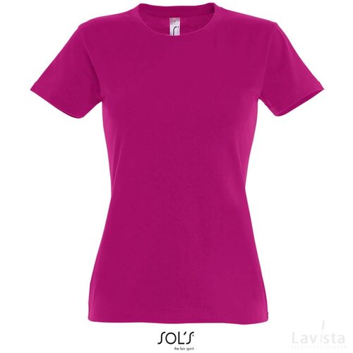 Imperial dames t-shirt 190g Imperial women fuchsia