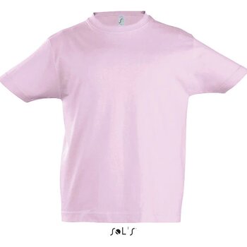 Imperial kind t-shirt 190g Imperial kids medium roze