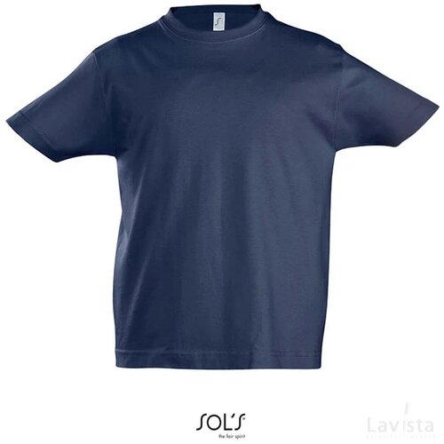 Imperial kind t-shirt 190g Imperial kids franse marine