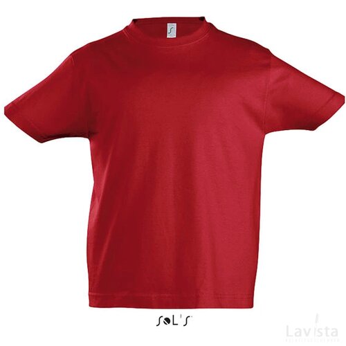 Imperial kind t-shirt 190g Imperial kids rood