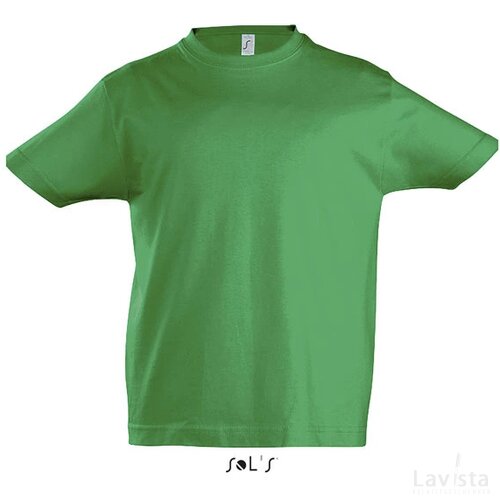 Imperial kind t-shirt 190g Imperial kids helder groen