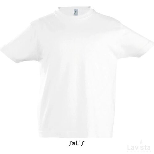 Imperial kind t-shirt 190g Imperial kids wit
