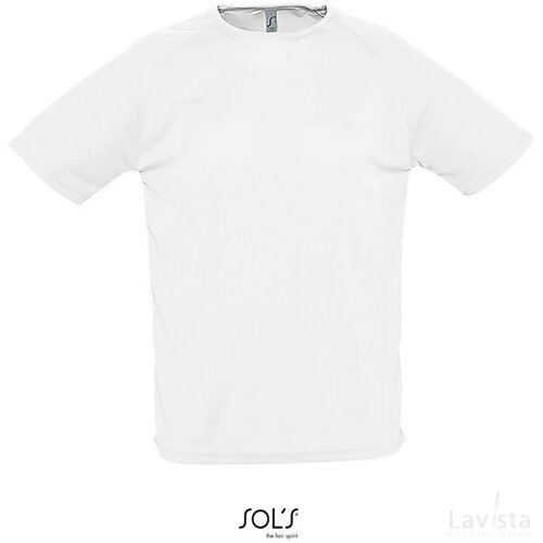 Sportyheren t-shirt 140g Sporty wit