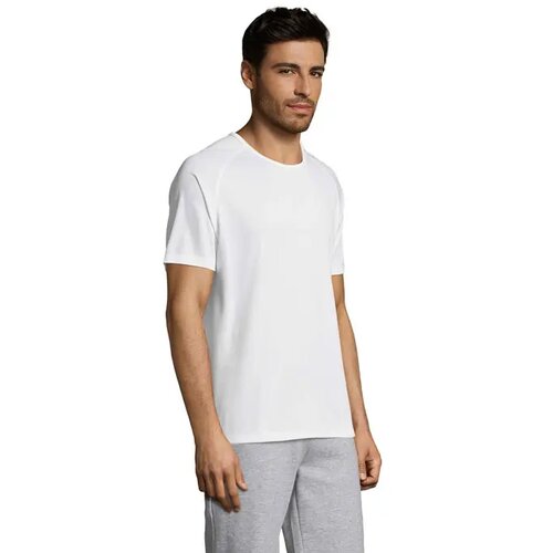 Sportyheren t-shirt 140g Sporty wit