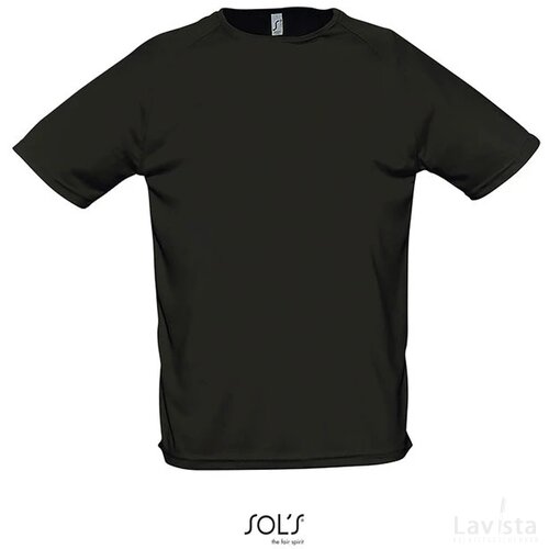 Sportyheren t-shirt 140g Sporty zwart