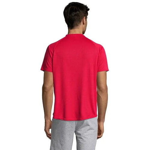 Sportyheren t-shirt 140g Sporty rood