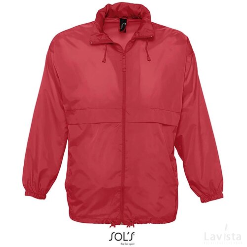 Surf uni windbreker 210g Surf rood