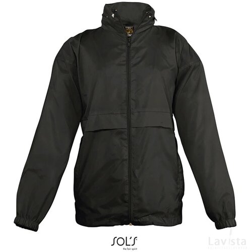 Surf kids windbreaker 210g Surf kids zwart
