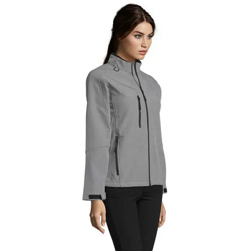 Roxy dames shoftshell 340g Roxy grijs melange