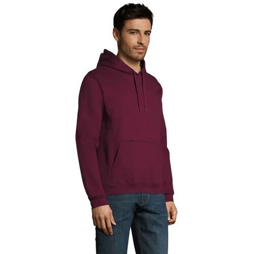 Snake hoodie uni 280g Snake burgundy