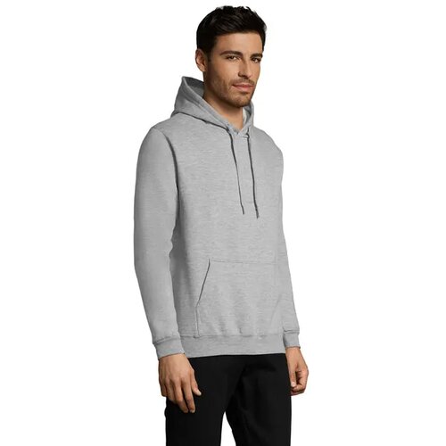 Snake hoodie uni 280g Snake grey melange